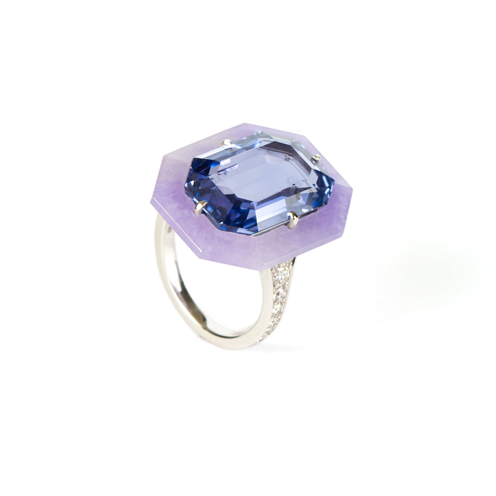 Lavender Jade Ring