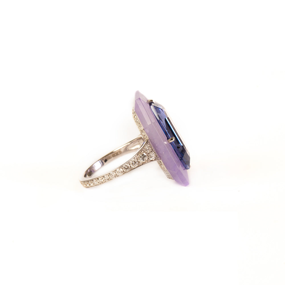 Lavender Jade Ring