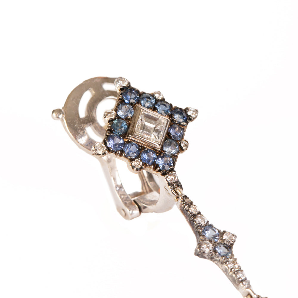 Gothic Rubellite Earrings