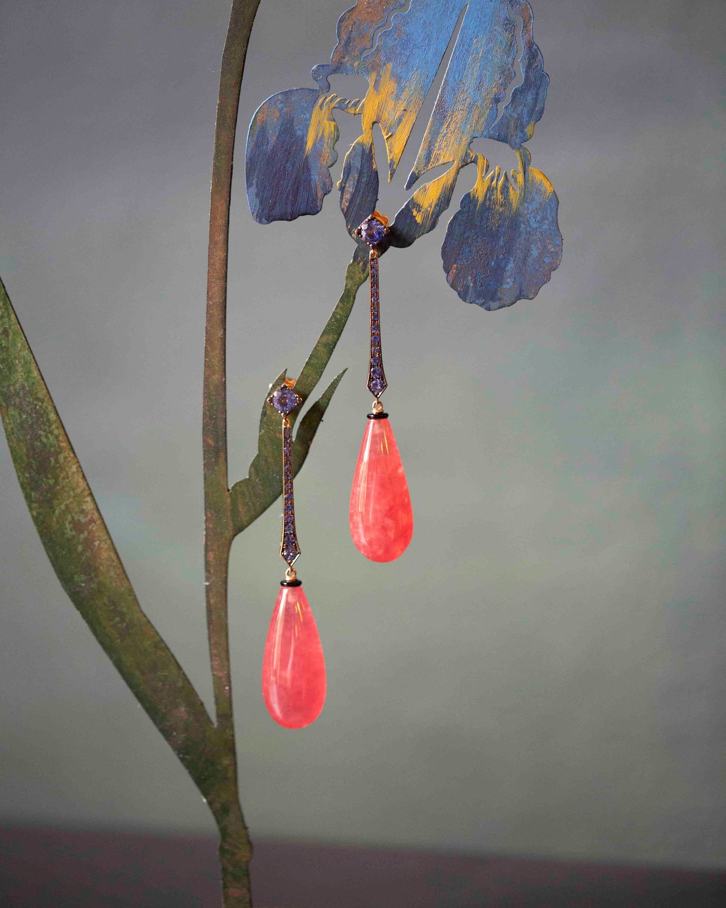 Grapefruit Spear Earrings