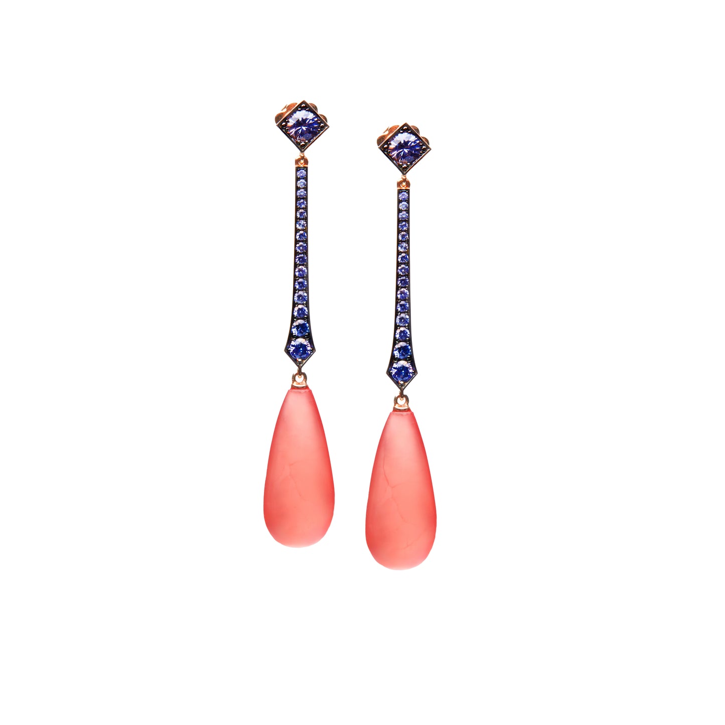 Grapefruit Spear Earrings