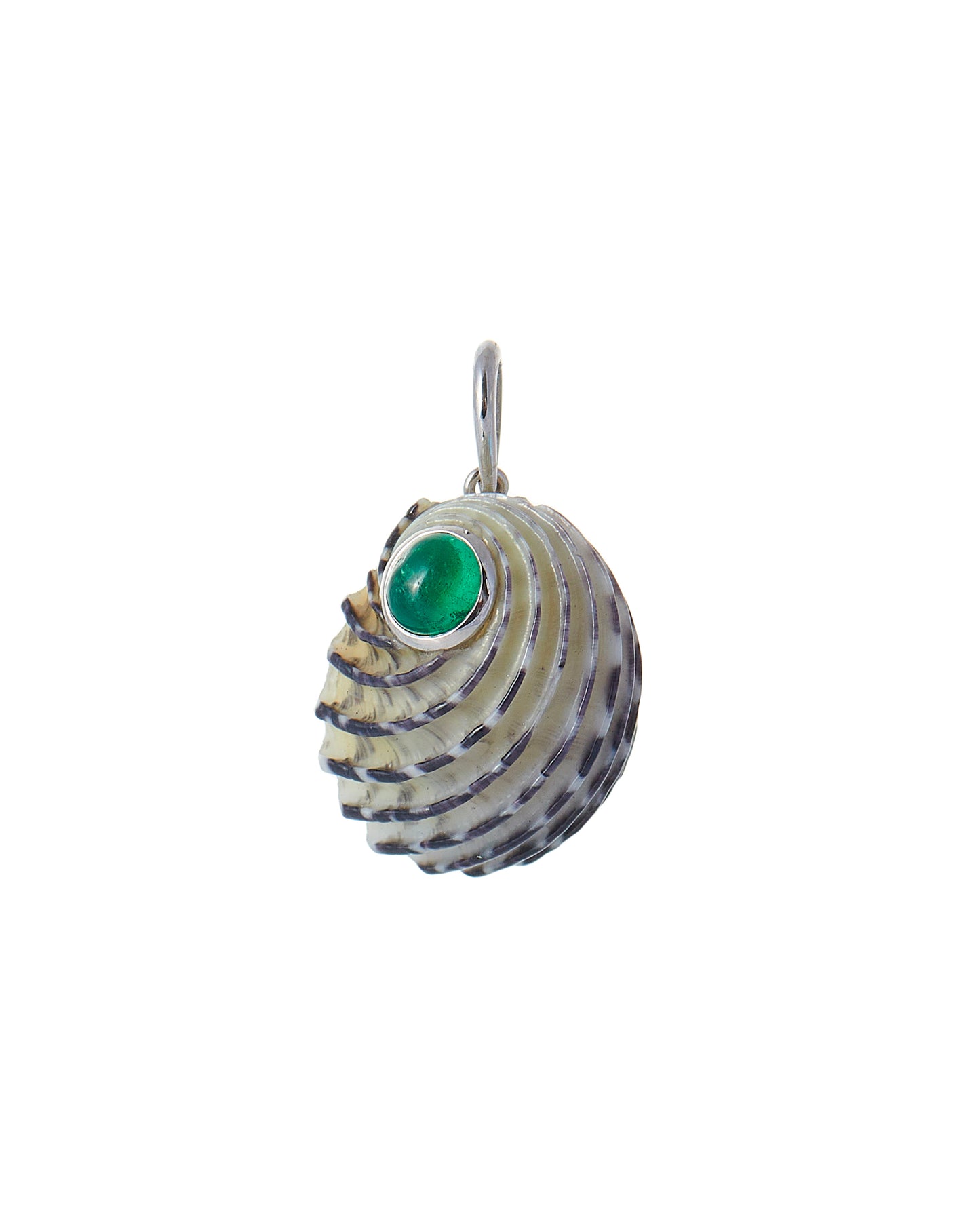 Emerald Cabochon Exuvia shell