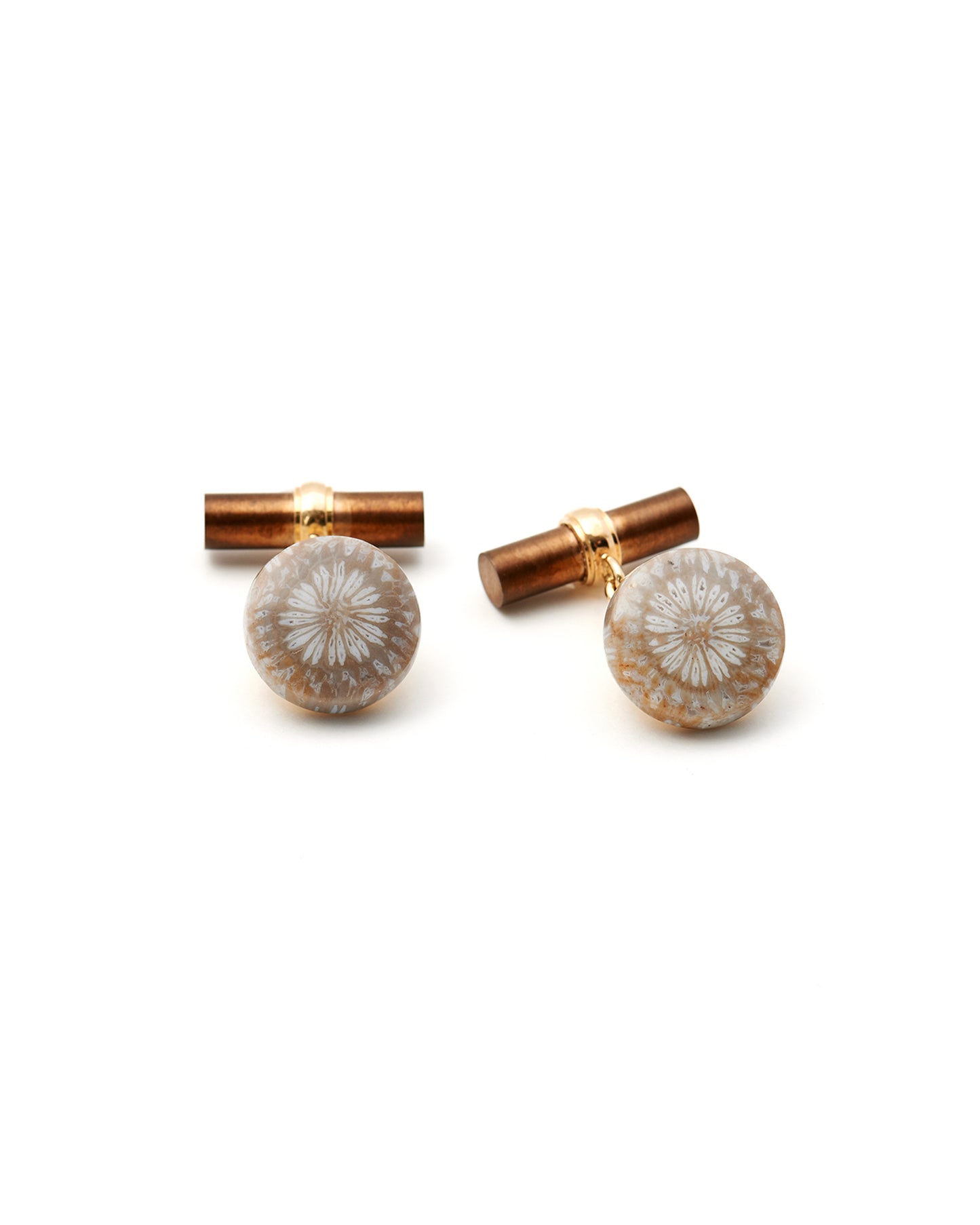 Fossil Coral Cufflinks